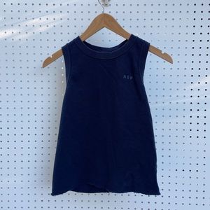 Black Nike sweatshirt tank